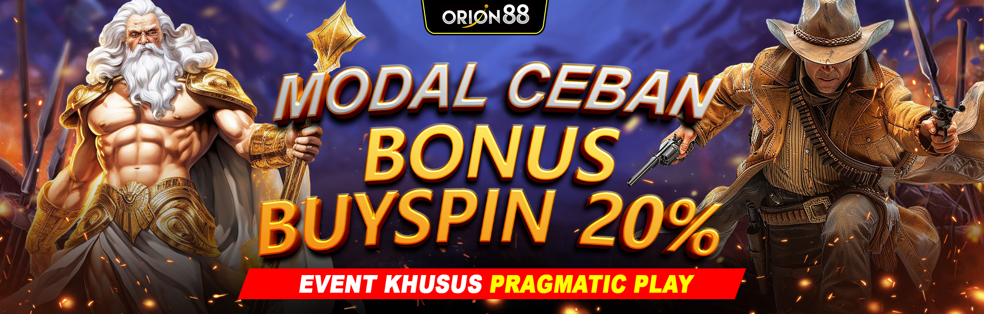 BONUS BUYSPIN 20% MODAL CEBAN