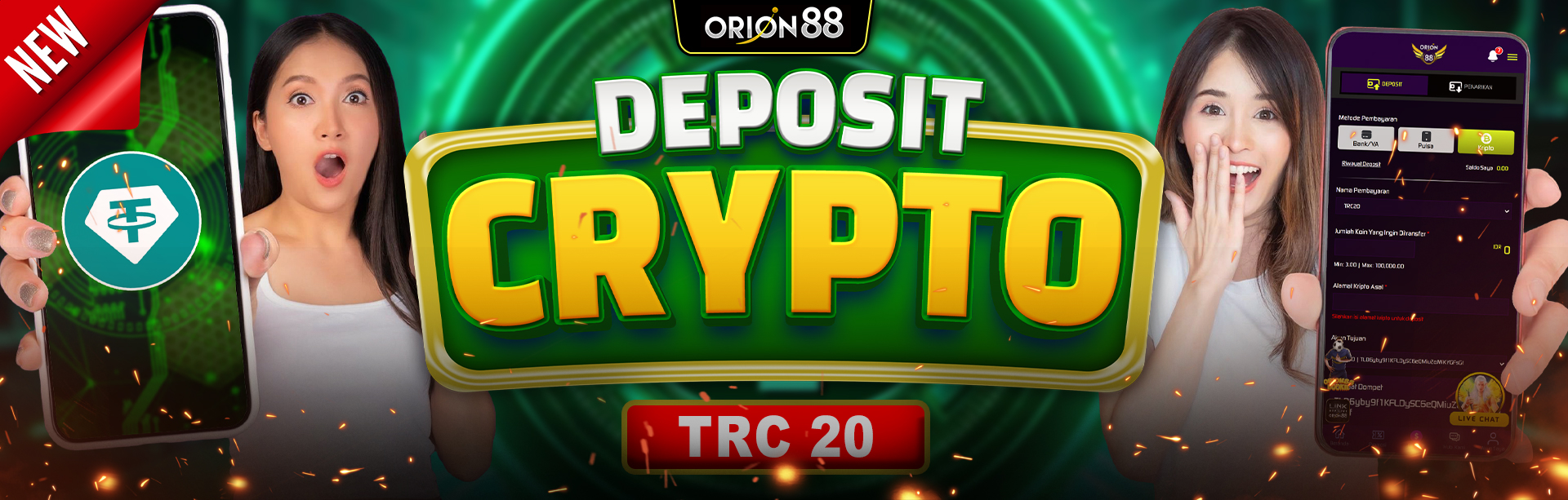 DEPOSIT CRYPTO