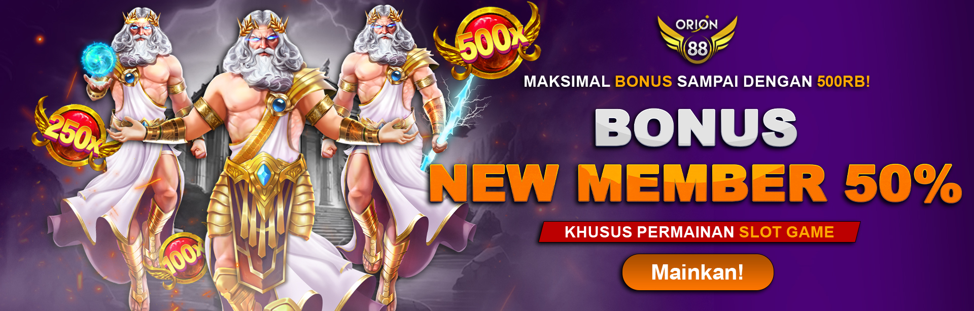 BONUS NEW MEMBER 50%