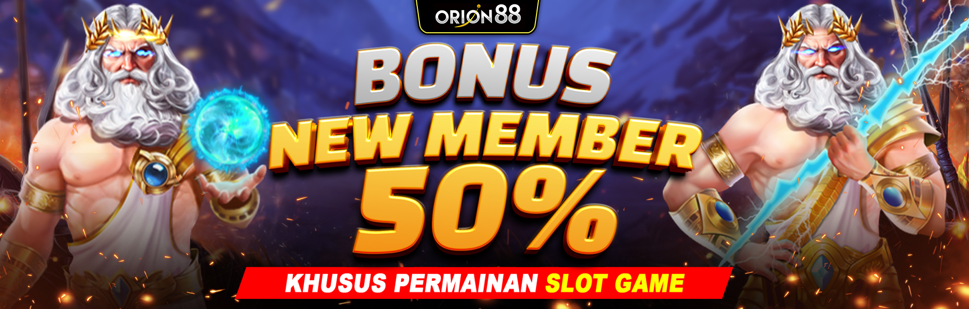 BONUS NEW MEMBER 50%