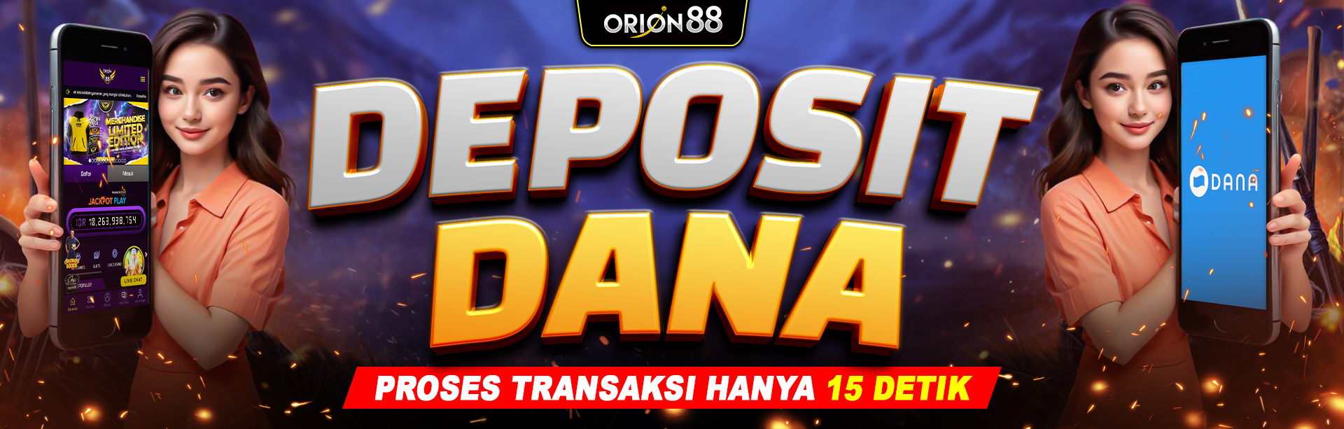 DEPO DANA HANYA 15 DETIK