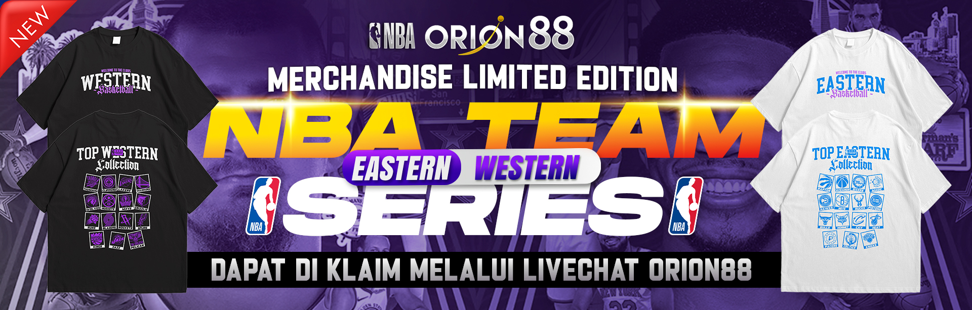 EVENT MERCHANDISE T-SHIRT NBA TEAM : LIMITED EDITION